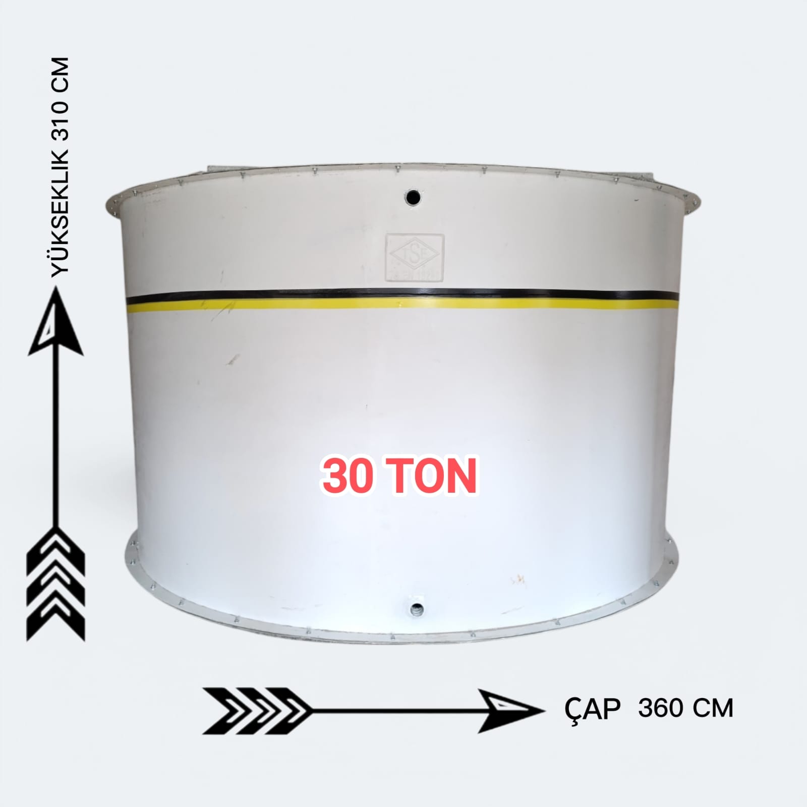 30 Ton Su Deposu (30.000 litre)
